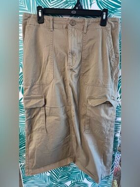 Universal Thread Cargo khaki Maxi Skirt Sz 10